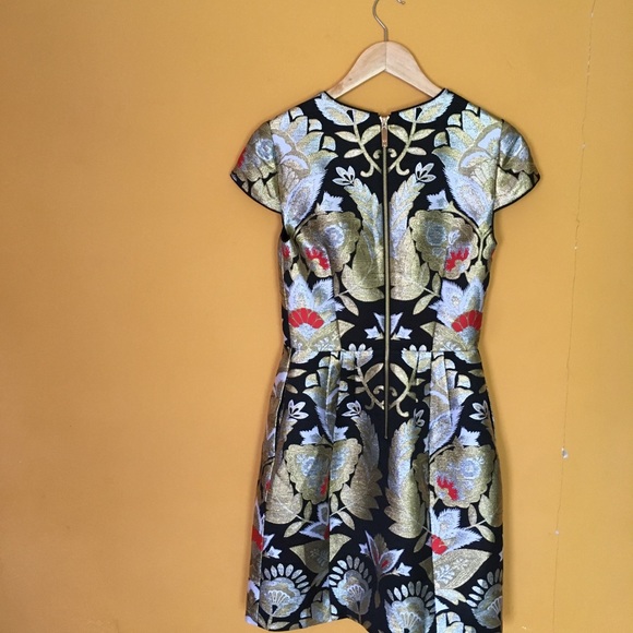 TED BAKER Imoen Opulent Orient Jacquard Dress NEW - Picture 3 of 8